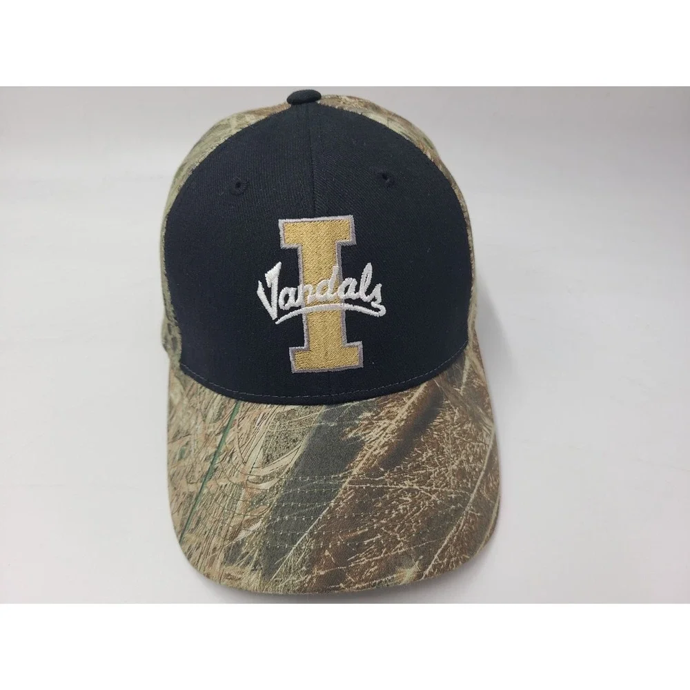University of Idaho Vandals Camo Adjustable Hat Cap Men Women NCAA Black Brown‎